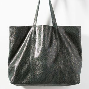 Anthropologie Unlined Leather Tote